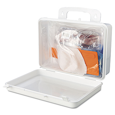 Impact Bloodborne Pathogen Cleanup Kit, 10 x 7 x 2.5, OSHA Compliant, Plastic Case (IMP7351)
