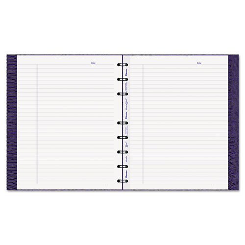 Blueline MiracleBind Notebook, 1-Subject, Medium/College Rule, Purple Cover, (75) 9.25 x 7.25 Sheets (AF915086)