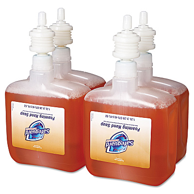 Safeguard Professional Antibacterial Foam Hand Soap Refill, Pleasant Scent, 1,200 mL, 4/Carton (PGC47435)