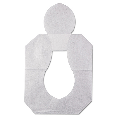 HOSPECO Health Gards Toilet Seat Covers, Half-Fold, 14.25 x 16.5, White, 250/Pack, 10 Boxes/Carton (HOSHG2500)