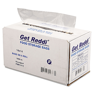 Inteplast Group Food Bags, 10" x 14", Clear, 1,000/Carton (IBSPBR1014)