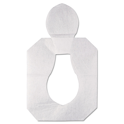 HOSPECO Health Gards Toilet Seat Covers, Half-Fold, 14.25 x 16.5, White, 250/Pack, 4 Packs/Carton (HOSHG1000)