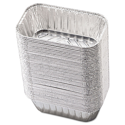HFA Aluminum Baking Pan, #1 Loaf, 1 lb Capacity, 5.72 x 3.31 x 2.03,  200/Carton (HFA31730)