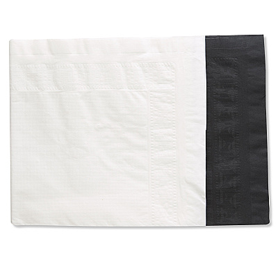 Hoffmaster Cellutex Table Covers, Tissue/Polylined, 54" x 108", White, 25/Carton (HFM210130)