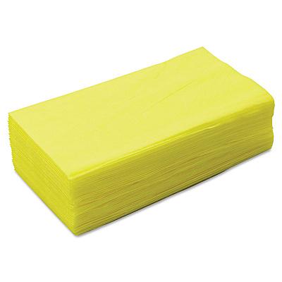 Chix Masslinn Dust Cloths, 1-Ply, 24 x 24, Unscented, Yellow, 30/Bag, 5 Bags/Carton (CHI8673)