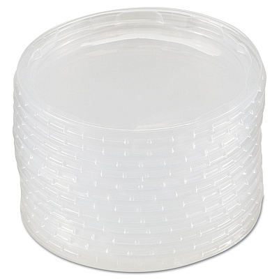 WNA Deli Container Lids, Plug-Style, Clear, Plastic, 50/Pack, 10 Packs/Carton (WNAAPCTRLID)