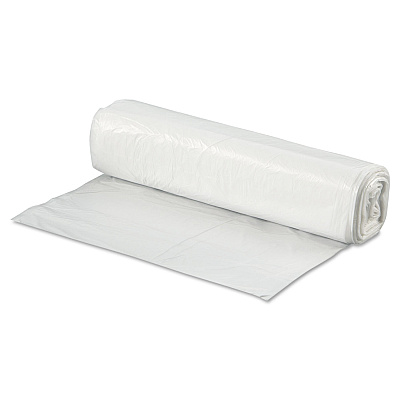 General Supply High-Density Can Liners, 33 gal, 9 mic, 33" x 39", Natural, Perforated Roll, 25 Bags/Roll, 20 Rolls/Carton (GEN333912)