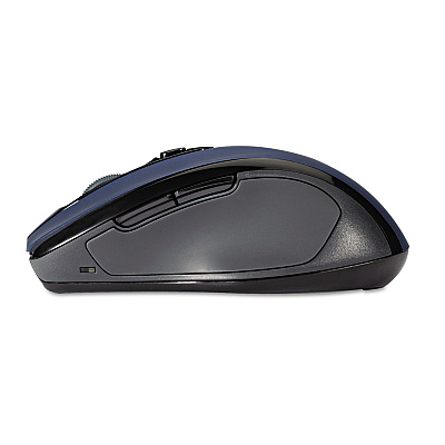 Kensington Pro Fit Mid-Size Wireless Mouse, 2.4 GHz Frequency/30 ft Wireless Range, Right Hand Use, Sapphire Blue (KMW72421)