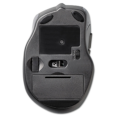 Kensington Pro Fit Mid-Size Wireless Mouse, 2.4 GHz Frequency/30 ft Wireless Range, Right Hand Use, Black (KMW72405)
