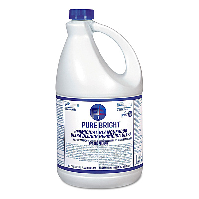 Pure Bright Liquid Germicidal Bleach, 1 gal Bottle, 6/Carton (KIKBLEACH6)