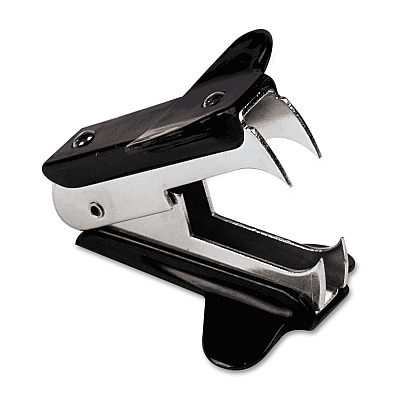 Universal Jaw Style Staple Remover, Black (UNV00700)