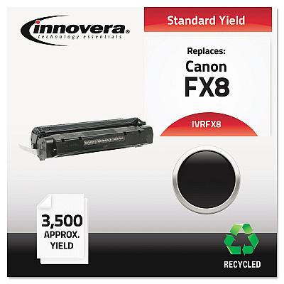 Innovera Remanufactured Black Toner, Replacement for FX-8 (8955A001AA), 3,500 Page-Yield