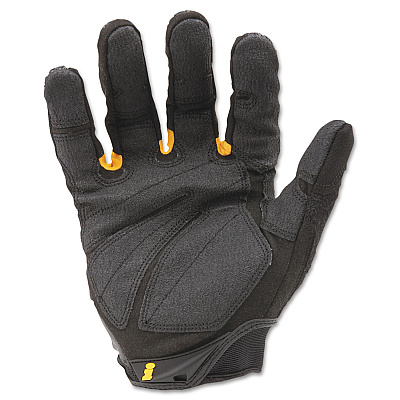 Ironclad SuperDuty Gloves, Large, Black/Yellow, 1 Pair (IRNSDG204L)