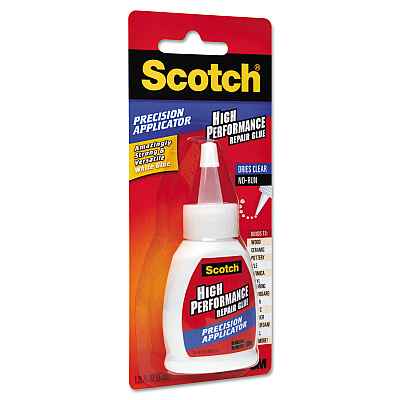 Scotch Maximum Strength All-Purpose High-Performance Repair Glue, 1.25 oz, Dries Clear (MMMADH669)
