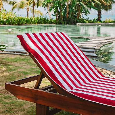 California Cabana Chaise Cover 30x85 Red, Pack Of 2 (P-CC-CABANA-RD)