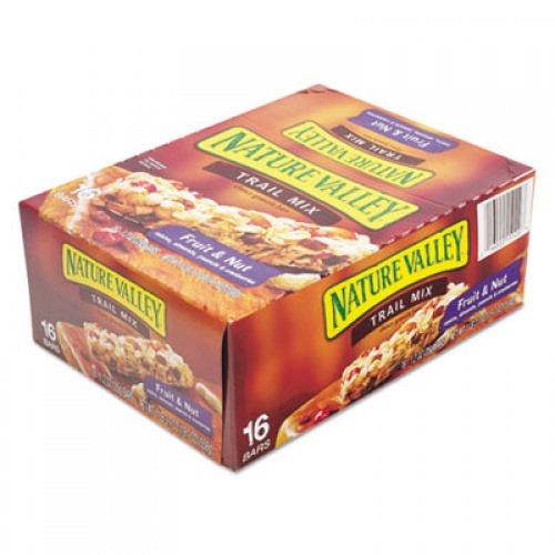 Nature Valley Granola Bars, Chewy Trail Mix Cereal, 1.2 oz Bar, 16/Box (SN1512)