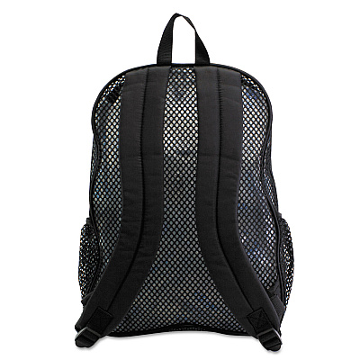 Eastsport Mesh Backpack, Fits Devices Up to 17", Polyester, 12 x 17.5 x 5.5, Black (EST113960BJBLK)
