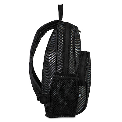 Eastsport Mesh Backpack, Fits Devices Up to 17", Polyester, 12 x 17.5 x 5.5, Black (EST113960BJBLK)