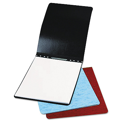 ACCO PRESSTEX Report Cover with Tyvek Reinforced Hinge, Two-Piece Prong Fastener, 3" Capacity, 8.5 x 11, Red/Red (ACC17048)