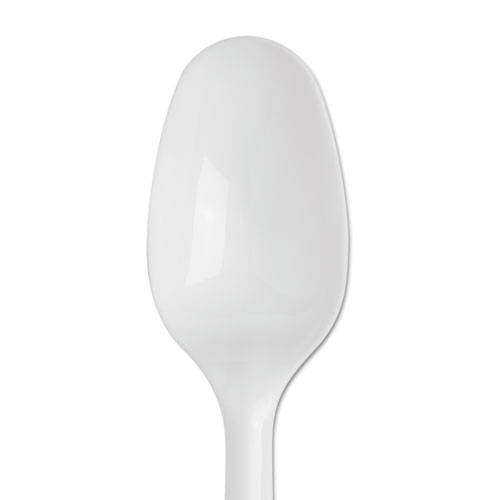Dixie SmartStock Plastic Cutlery Refill, Teaspoon, 5.5", Series-B Mediumweight, White, 40/Pack, 24 Packs/Carton (SSS21P)