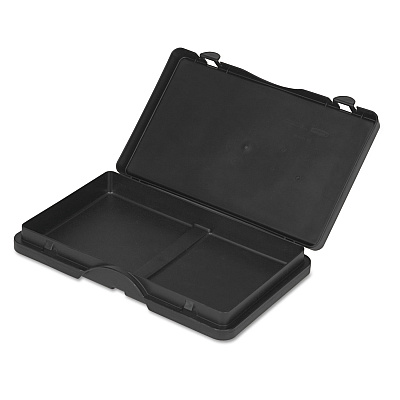 Rubbermaid Commercial Storage/Trash Compartment Cover, Plastic, Black (RCP6179BLA)