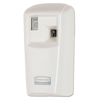 Rubbermaid Commercial TC Microburst Odor Control System 3000 LCD, 3.25 x 4.33 x 6.6, White (RCP1793532)
