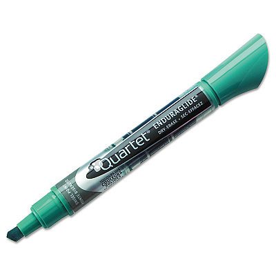 Quartet EnduraGlide Dry Erase Marker, Broad Chisel Tip, Four Assorted Colors, 12/Set (QRT500118M)