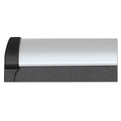 Quartet Prestige Plus Magnetic Fabric Bulletin Boards, 72 x 48, Gray Surface, Silver Aluminum Frame (QRTMB547A)