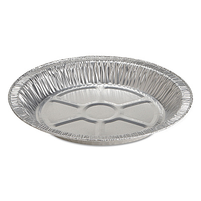 HFA Aluminum Pie Pan, 24 oz, 9" Diameter x 1.06"h, 200/Carton (HFA30430)