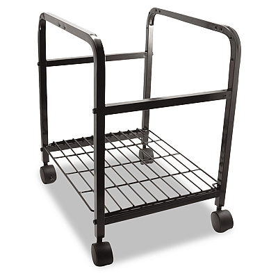 Advantus Heavy-Duty File Shuttle, Metal, 1 Shelf, 17.13" x 14.25" x 20", Black (AVTFS2BHD)