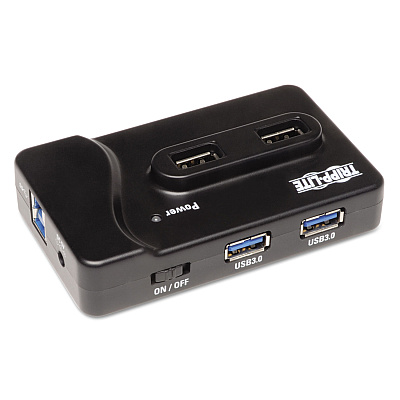 Tripp Lite USB 3.0 SuperSpeed Charging Hub, 6 Ports, Black (U360412)