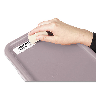 Avery Erasable ID Labels, Inkjet/Laser Printers, 0.88 x 2.88, White, 8/Sheet, 10 Sheets/Pack (AVE5429)
