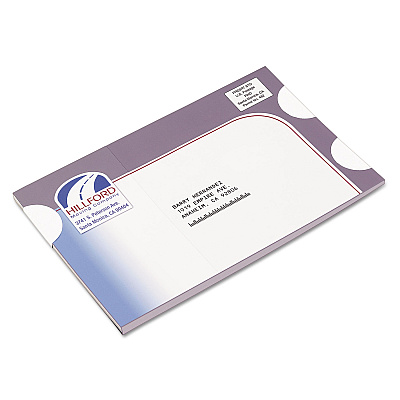 Avery Printable Mailing Seals, 1.5" dia, White, 6/Sheet, 40 Sheets/Pack (AVE5278)