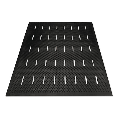 Guardian Free Flow Comfort Utility Floor Mat, 36 x 48, Black (MLL34030401)