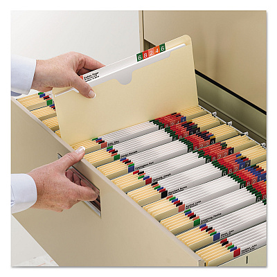 Smead Manila File Jackets, 1-Ply Straight Tab, Legal Size, Manila, 100/Box (SMD76410)