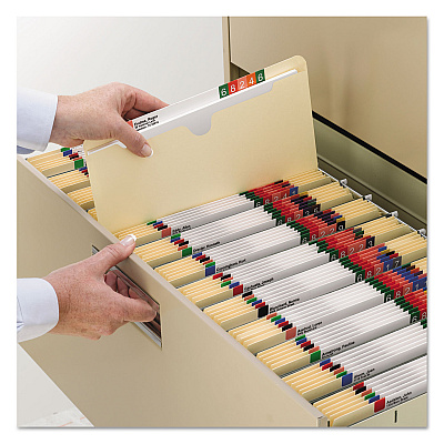 Smead Manila File Jackets, 2-Ply Straight Tab, Legal Size, Manila, 50/Box (SMD76520)