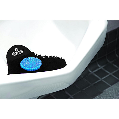 Airworks W/smart Block Urinal Screen Midnight Sky Case Of 12 (AWSP235)