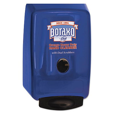 Boraxo 2L Dispenser for Heavy Duty Hand Cleaner, 10.49 x 4.98 x 6.75, Blue, 4/Carton (DIA10989CT)