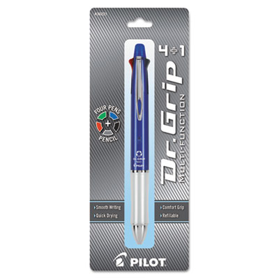 Pilot Dr. Grip 4 + 1 Multi-Color Ballpoint Pen/Pencil, Retractable, 0.7 ...