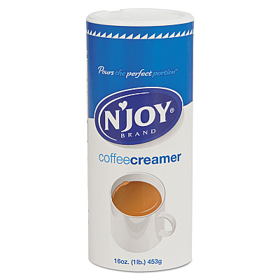 N'Joy Non-Dairy Coffee Creamer, 16 oz Canister, 8/Pack (NJO827783)