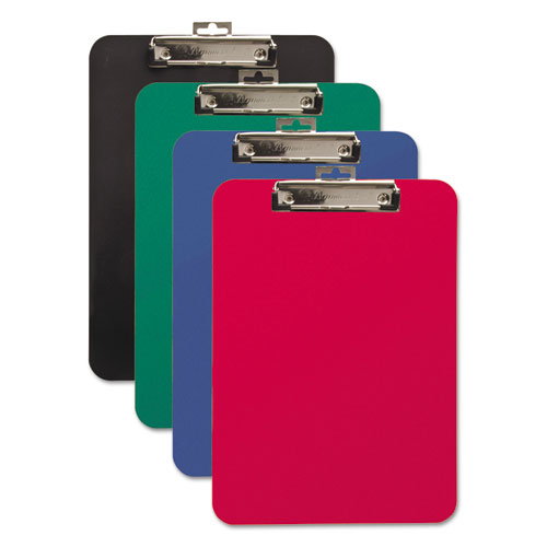 Mobile OPS Unbreakable Recycled Clipboard, 0.25" Clip Capacity, Holds 8.5 x 11 Sheets, Red (61622)