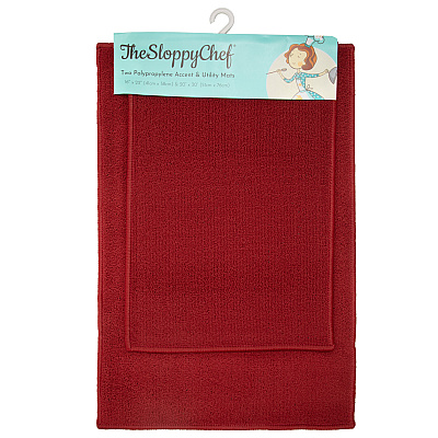 Sloppy Chef 2pc Rug Set 16x23 & 20x30 Assorted, Case Of 24 Sets (JAKARTA-2PC-ASST-CS)