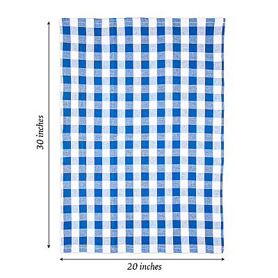 Sc Buffalo Plaid Kitchen Towel 20x30 Blue, Pack Of 6 (P-SC-KT-BUF-BLU)