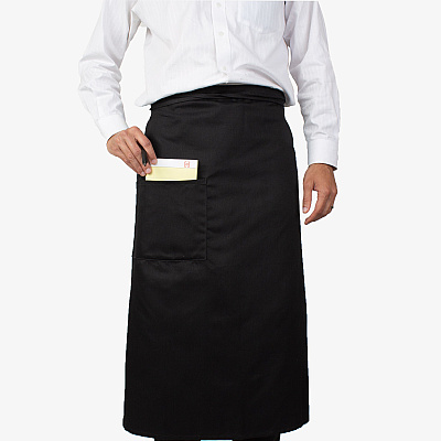 Mariposa Bistro Apron 33x30 Black, Pack Of 12 (PNP-BISTROAPR-BLK)