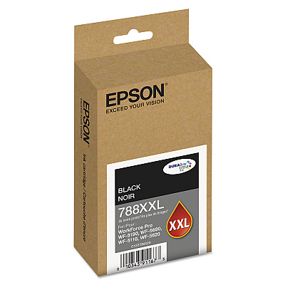 Epson T788XXL120 (788XXL) DURABrite Ultra XL PRO High-Yield Ink, Black