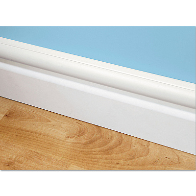 D-Line Decorative Mini Cord Cover, 60" x 1.25" x 0.5" Covers, White (DLNR5FT3015W)