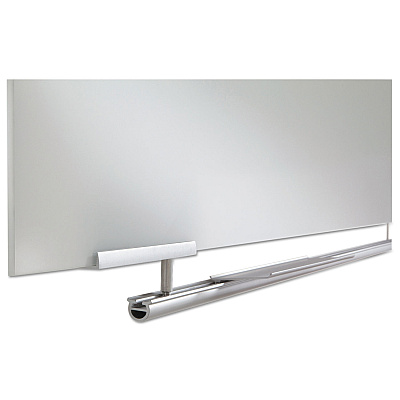 Iceberg Clarity Glass Dry Erase Board with Aluminum Trim, 72 x 36, White Surface (ICE31160)