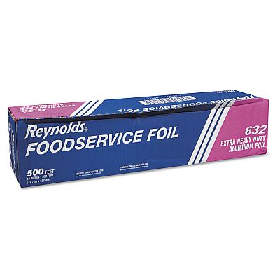 Reynolds Wrap Extra Heavy-Duty Aluminum Foil Roll, 18" x 500 ft (RFP632)