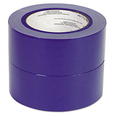Universal Premium Blue Masking Tape with UV Resistance, 3" Core, 48 mm x 54.8 m, Blue, 2/Pack (UNVPT14049)