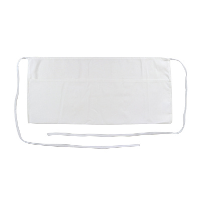 Mariposa Waist Apron 26x12 White, Pack Of 12 (P-WAISTAPRON-WHT)